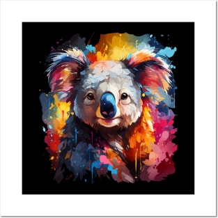 Koala Rainbow Posters and Art